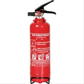 Extincteur à poudre NF pour véhicule L85xH350mm 1kg