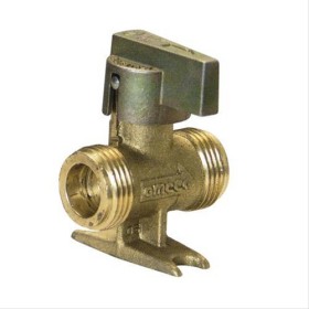 Robinet d’arrêt 1/4 de tour à patte pour gaz propane 9kg/h NF