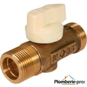 Robinet droit sans patte, filetage G1’’ NF