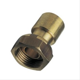 Raccord 2 pièces droit Gaz pour tube cuivre Ø14mm, écrou 1/2’’