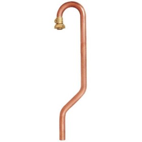 Crosse de sortie de compteur pour tube cuivre Ø22mm