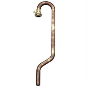 Crosse de sortie de compteur pour tube cuivre Ø28mm