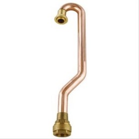 Crosse de sortie de compteur pour tube PE Ø40mm, écrou 6/20 NF
