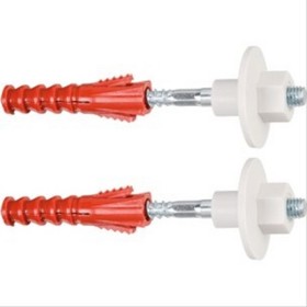 Fixation sanitaire, Cheville 12x80, goujon 10x120, perçage Ø14 vendu par 2 - RAM