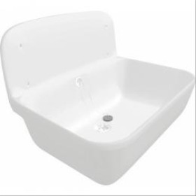 Grille rabattable en option pour poste d’eau Nicoll blanc - NICOLL
