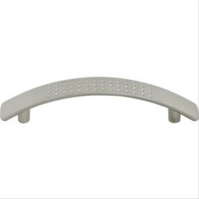 Poignée courbe courbe aspect inox L158