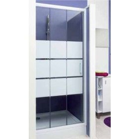 Paroi de douche coulissante Missi 4mm 90cm blanc - Prix net livré chez vous - - Ondée