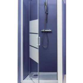 Paroi de douche pivotante Missi 4mm 80cm blanc - Prix net livré chez vous - - Ondée