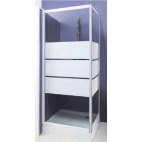 Paroi de douche fixe Missi 4mm 80 cm blanc - Ondée