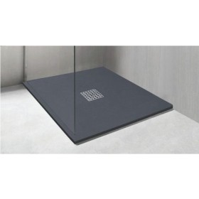 Receveur résine Antracite nola 90 x 90 cm h4cm - Prix net livré chez vous - - Ondée