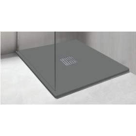 Receveur résine Gris nola 90 x 90 cm  h4cm - Prix net livré chez vous - - Ondée