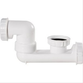 Siphon avec bouchon de dégorgement Ø40