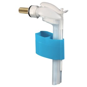 Robinet flotteur compact à alimentation latérale pour WC - Raccord laiton M 3/8