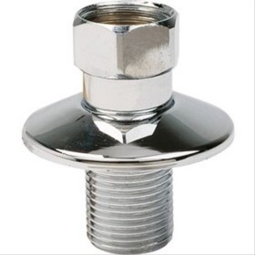 Raccord droit M-F, rosace Ø49mm F1/2’’-M1/2’’ lg 47mm