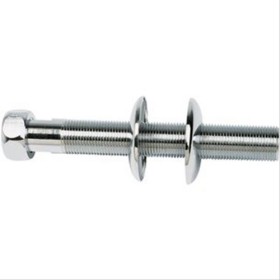 Traversée de cloison M1/2 écrou tournant F3/4 à 2 rosaces, lg filetage 128mm