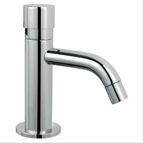 Robinet de lavabo temporisé chromé design - P-Pro