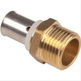 Lot de 10 Raccord PER à sertir M3/4 PER Ø16