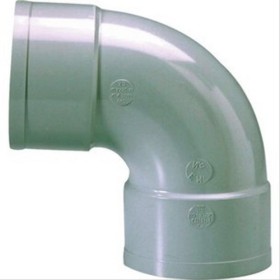 Coude PVC à 87°, FF Ø 32 -NF-