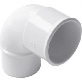 Coude FF 87° Ø50 PVC Nicoll -NF-  blanc - NICOLL