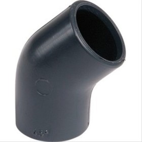Coude PVC pression à 45°  Ø 50