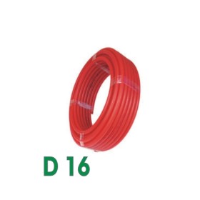 15m Tube PER nu Somatherm rouge Ø16  Pex A