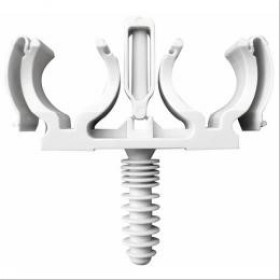 Fixation double Multicouche nu Ø20. boîte de 100. - RAM