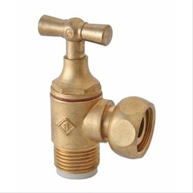 Robinet de chasse équerre monobloc brosse - Somatherm