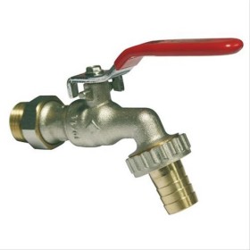 Robinet d’arrosage orientable à sphère avec raccord au nez - Somatherm