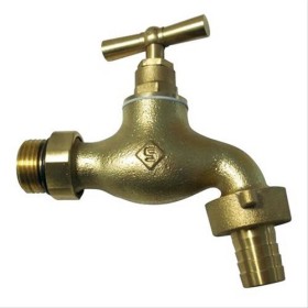 Robinet d’arrosage orientable à presse etoupe avec raccord au nez - Somatherm