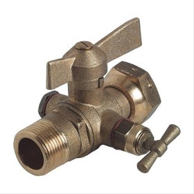 Robinet Droit M 1/2’’(15/21) ecrou F3/4’’(20/27) ACS avec purge
