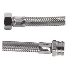 Lot de 2 flexibles sanitaire inox L300 MF1/2’’(15/21)