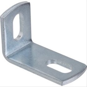 Equerre 90°, 3 trous, pour rail de largeur 41mm en acier zingué