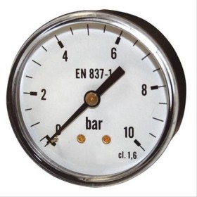 Manometre sec a raccordement axial 0/6B 63MM