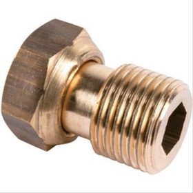 Raccord 2 pièces pour compteur MF3/4’’ avec trou plombage