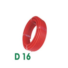 100m Tube PER nu Somatherm rouge Ø16 Pex A