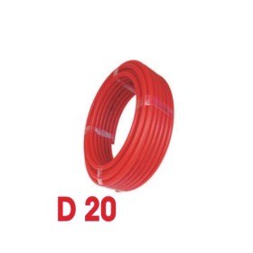 100m Tube PER nu Somatherm rouge Ø20 Pex A