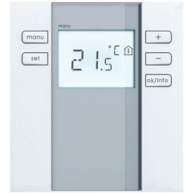 Thermostat de pièce, digital avec afficheur pour régulation pour PCBT radio.