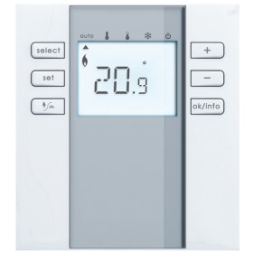 Thermostat de pièce ’’maitre’’, digital avec afficheur pour régulation pour PCBT radio.
