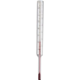 Verre seul L=160mm 0-130°C pour Thermomètre droit