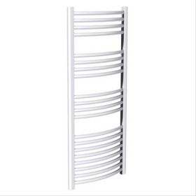 Radiateur sèche-serviettes acier - rondo blanc