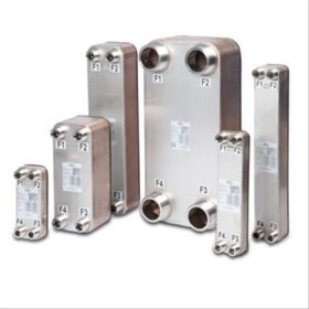 Echangeur à plaques PWT 20 - 20 plaques, H=194mm, FF3/4’’, surface 0,216m²