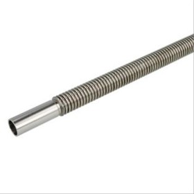Flexible inox solaire sans isolation Ø16 avec douilles 50mm CU18 L = 300mm