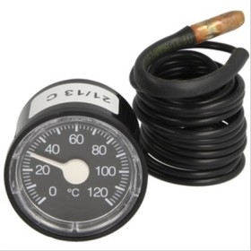 Thermomètre à distance Ø40 - sonde 1,5m - 0 à 120°C
