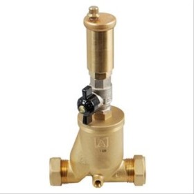 Séparateur d’air combiné solaire Afriso, anneau de serrage 22mm, max 150°C 6 bar