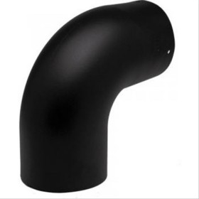 Coude 90° TEN Sanpli émaillé noir mat Ø139mm - TEN